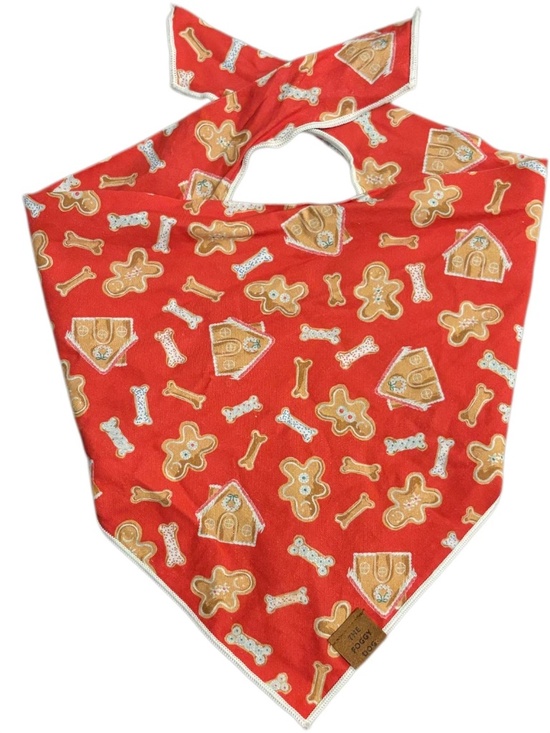 The Foggy Dog Other - The Foggy Dog red gingerbread bandana